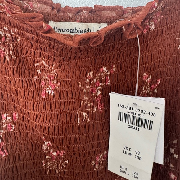 Abercrombie & Fitch Red Ruffled Midi Sundress - Picture 6 of 6